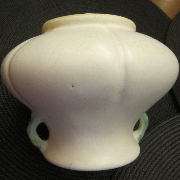 WELLER Floral TWO pieces, small vases with apple blossoms signed Antique - Picture 6 of 7